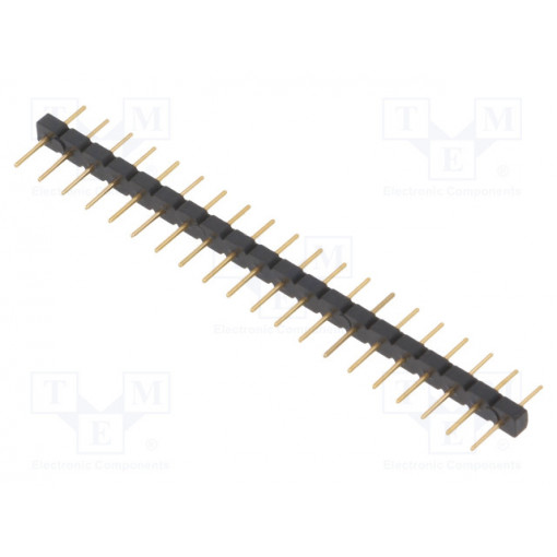 SL 8 20 G; Pin header; pin strips; male; PIN: 20; straight; 2.54mm; THT; 1x20; FISCHER ELEKTRONIK
