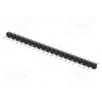 SL 8 20 Z; Pin header; pin strips; male; PIN: 20; straight; 2.54mm; THT; 1x20; FISCHER ELEKTRONIK