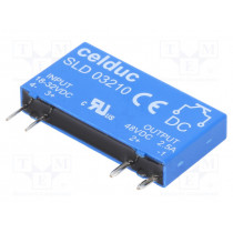 SLD03210; Relay: solid state; Ucntrl: 18÷32VDC; 2.5A; 0÷60VDC; Series: SLD; CELDUC