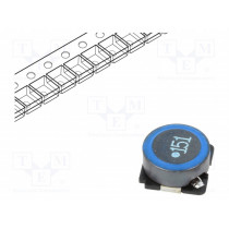 SLF10145T-151MR79-PF; Inductor: ferrite; SMD; 150uH; 0.81A; 420mΩ; ±20%; Series: SLF; TDK