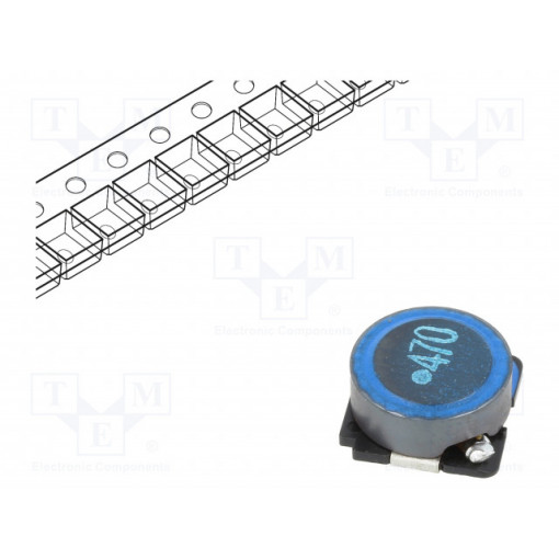 SLF10145T-470M1R4-PF; Inductor: ferrite; SMD; 47uH; 1.5A; 120mΩ; ±20%; Series: SLF; TDK