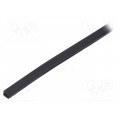 800-00004; Hole and edge shield; PVC; L: 75m; black; -65÷105°C; flexible; HELLERMANNTYTON