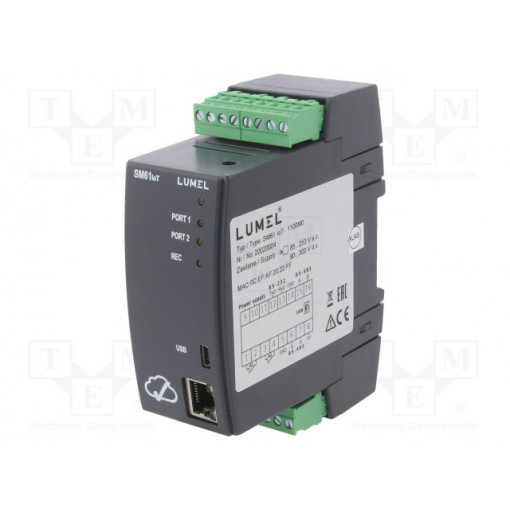 SM61IOT-1100M0; Industrial module: data logger; 85÷253VAC; 90÷300VDC; 0÷55°C; LUMEL