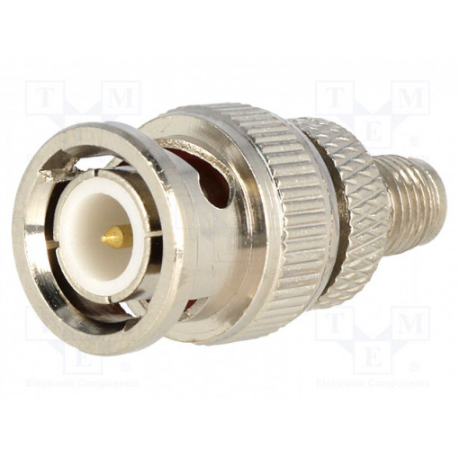 ; Adapter; SMA female,BNC male; Plating: gold-plated; 