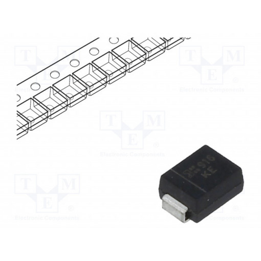 SMBJ5.0A-13-F; Diode: transil; 600W; 6.4÷7.23V; 65.2A; unidirectional; SMB; DIODES INCORPORATED