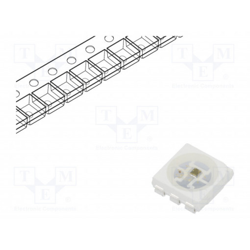 SMD-LX5050RGB-TR; LED; SMD; 5050; RGB; 5x5x1.5mm; 120°; 5V; 5mA; Lens: transparent; LUMEX SMD-LX5050RGB-TR; LED; SMD; 5050; RGB; 5x5x1.5mm; 120°; 5V; 5mA; Lens: transparent; LUMEX