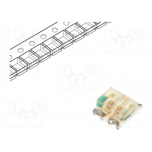 SML-LX0606YGC-TR; LED; SMD; 0606; yellow/green; 1.5x1.6x0.7mm; 150°; 2.1÷2.2V; 30mA; LUMEX SML-LX0606YGC-TR; LED; SMD; 0606; yellow/green; 1.5x1.6x0.7mm; 150°; 2.1÷2.2V; 30mA; LUMEX