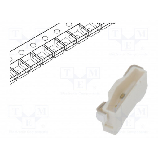 SML-LXR2808USBC-TR; LED; SMD; 2808; blue; 2.8x0.8x1.2mm; 110°; 3.2÷3.7V; 110mW; LUMEX SML-LXR2808USBC-TR; LED; SMD; 2808; blue; 2.8x0.8x1.2mm; 110°; 3.2÷3.7V; 110mW; LUMEX