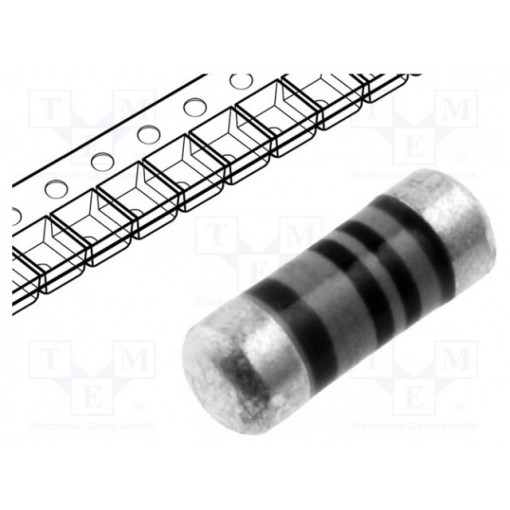 SMM02040D1202BB300; Resistor: thin film; SMD; 0204 minimelf; 12kΩ; 0.4W; ±0.1%; VISHAY