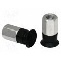 PFYN-10-NBR-55-M5-IG; Suction cup; Nitrile rubber NBR; 10mm; Mounting: M5-IG; 1.6g; 4N; SCHMALZ
