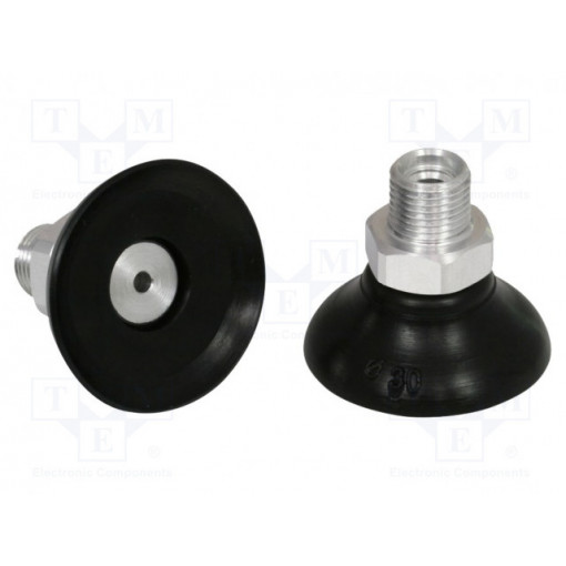 PFYN-30-NBR-55-G1/8-AG; Suction cup; Nitrile rubber NBR; 30mm; Mounting: G1/8-AG; 7.9g; SCHMALZ