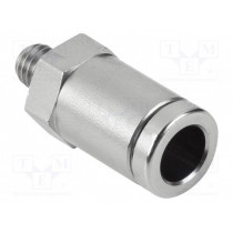 STV-GE-M5-AG-6; Straight push-in fitting; Mounting: M5-AG; Man.series: STV-GE; SCHMALZ
