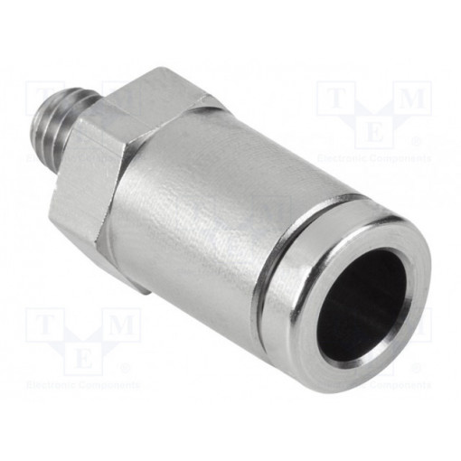 STV-GE-M5-AG-6; Straight push-in fitting; Mounting: M5-AG; Man.series: STV-GE; SCHMALZ