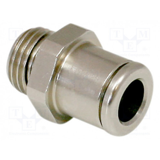 STV-GE-G1/8-AG-8; Straight push-in fitting; Mounting: G1/8-AG; Man.series: STV-GE; SCHMALZ