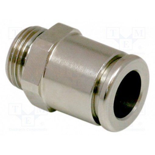 STV-GE-G3/8-AG-12; Straight push-in fitting; Mounting: G3/8-AG; Man.series: STV-GE; SCHMALZ