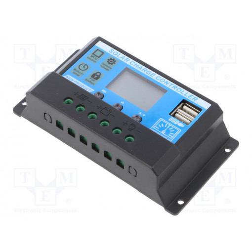 3IPSSOLU20; Charging regulator; 20A; 12/24VDC; -20÷55°C; VOLT POLSKA