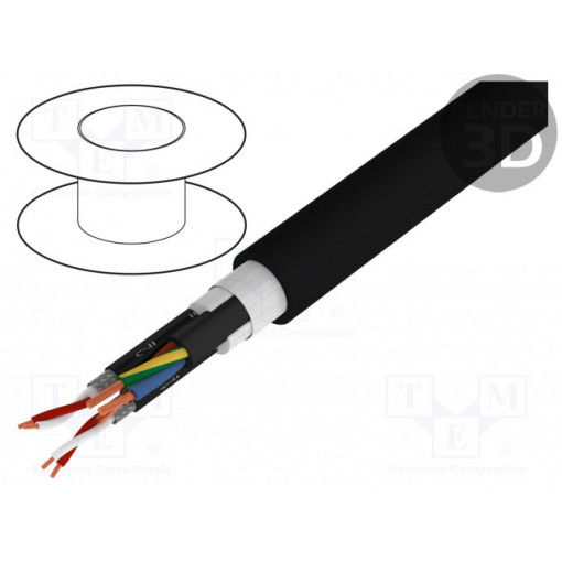 400217; Wire: DMX; Core: stranded; 2x2x0,22mm2 + 3G2,5mm2; 110Ω; -30÷70°C; HELUKABEL