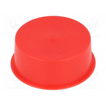 14200; Plugs; Body: red; Out.diam: 51.4mm; H: 19mm; Mat: LDPE; Shape: round; SUNDPLAST