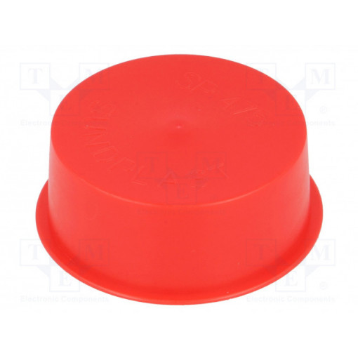 14200; Plugs; Body: red; Out.diam: 51.4mm; H: 19mm; Mat: LDPE; Shape: round; SUNDPLAST