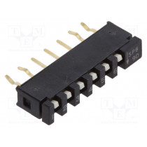 SPA06B; Switch: DIP-SWITCH; Poles number: 6; OFF-ON; 0.01A/5VDC; Pos: 2; C&K