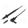 SPL 7312 NI/1/100/SW; Test lead; 16A; angular banana plug 4mm-test probe tip 4mm; SCHÜTZINGER