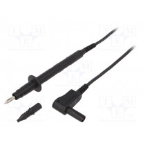 SPL 7312 NI/1/100/SW; Test lead; 16A; angular banana plug 4mm-test probe tip 4mm; SCHÜTZINGER