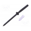 24.0239-21; Probe: for oscilloscope; black; Conform to: EN61010 1000VCAT III; STÄUBLI 24.0239-21; Probe: for oscilloscope; black; Conform to: EN61010 1000VCAT III; STÄUBLI