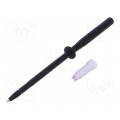 24.0235-21; Probe: for oscilloscope; black; Conform to: EN61010 1000VCAT III; STÄUBLI 24.0235-21; Probe: for oscilloscope; black; Conform to: EN61010 1000VCAT III; STÄUBLI
