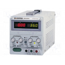 SPS-3610; Power supply: laboratory; Channels: 1; 0÷36V; 0÷10A; Plug: EU; GW INSTEK