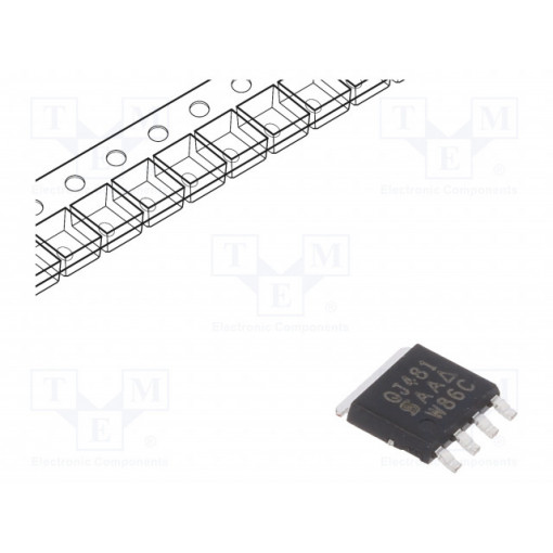 SQJ481EP-T1_GE3; Transistor: P-MOSFET; unipolar; -80V; -9.2A; 15W; PowerPAK® SO8; VISHAY