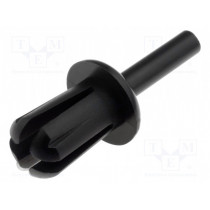 SR-0815K; Rivet; polyamide; Panel cutout diam: 8mm; Colour: black; UL94V-2; KSS WIRING