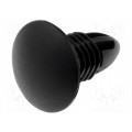 SR-0817BK; Rivet; polyamide; Panel cutout diam: 7.5mm; Colour: black; UL94V-2; KSS WIRING SR-0817BK; Rivet; polyamide; Panel cutout diam: 7.5mm; Colour: black; UL94V-2; KSS WIRING