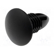 SR-0817BK; Rivet; polyamide; Panel cutout diam: 7.5mm; Colour: black; UL94V-2; KSS WIRING