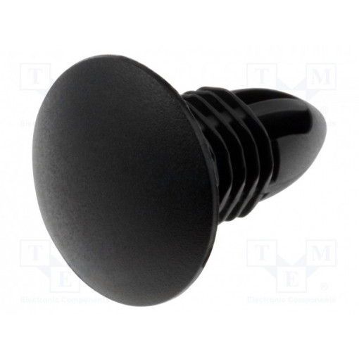 SR-0817BK; Rivet; polyamide; Panel cutout diam: 7.5mm; Colour: black; UL94V-2; KSS WIRING