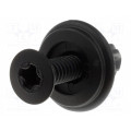 SR-611; Rivet; polyamide; Panel cutout diam: 6mm; Colour: black; UL94V-2; KSS WIRING SR-611; Rivet; polyamide; Panel cutout diam: 6mm; Colour: black; UL94V-2; KSS WIRING