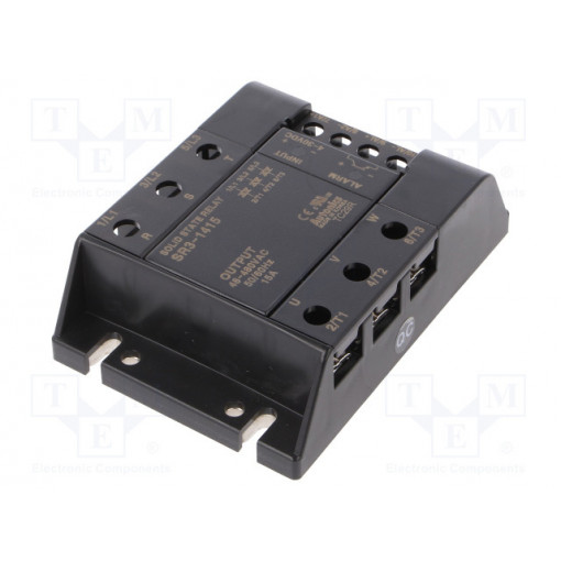 SR3-1415; Relay: solid state; Ucntrl: 4÷30VDC; 15A; 48÷480VAC; 3-phase; AUTONICS