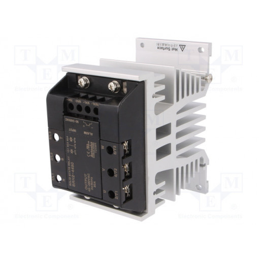 SRH2-4450; Relay: solid state; Ucntrl: 90÷240VAC; 50A; 48÷480VAC; 3-phase; DIN; AUTONICS