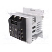 SRH3-1475; Relay: solid state; Ucntrl: 4÷30VDC; 75A; 48÷480VAC; 3-phase; DIN; AUTONICS