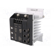 SRH3-4440; Relay: solid state; Ucntrl: 90÷240VAC; 40A; 48÷480VAC; 3-phase; DIN; AUTONICS