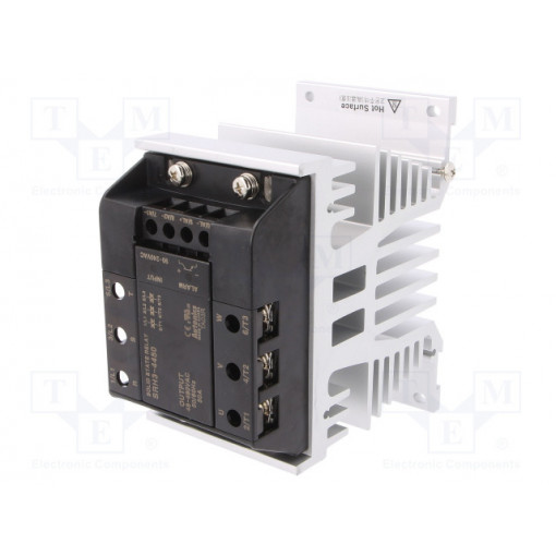 SRH3-4450; Relay: solid state; Ucntrl: 90÷240VAC; 50A; 48÷480VAC; 3-phase; DIN; AUTONICS
