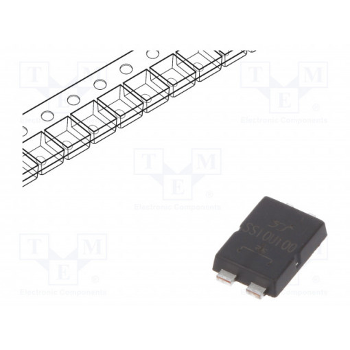 SS10U100; Diode: Schottky rectifying; SMD; 100V; 10A; TO277; YANGJIE TECHNOLOGY