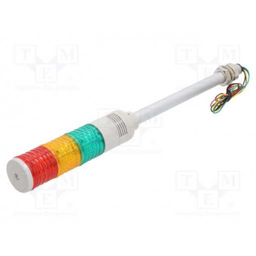 ST45L-BZ-3-24-RAG; Signaller: signalling column; LED; red/amber/green; Usup: 24VDC; QLIGHT