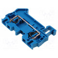ST 4 BU 3031377; Splice terminal: rail; 0.08÷4mm2; ways: 1; terminals: 2; blue; TS35; PHOENIX CONTACT