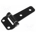 ST56.100; Hinge; Width: 140mm; zinc-plated steel; H: 63mm; Holes no: 4; ROZTOCZE