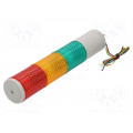 ST56ML-3-24-RAG; Signaller: signalling column; LED; red/amber/green; Usup: 24VDC; QLIGHT ST56ML-3-24-RAG; Signaller: signalling column; LED; red/amber/green; Usup: 24VDC; QLIGHT