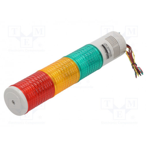 ST56ML-BZ-3-24-RAG; Signaller: signalling column; LED; red/amber/green; Usup: 24VDC; QLIGHT