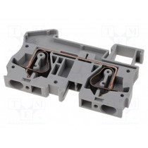 ST 6 3031487; Splice terminal: rail; 0.2÷6mm2; ways: 1; terminals: 2; grey; TS35; PHOENIX CONTACT ST 6 3031487; Splice terminal: rail; 0.2÷6mm2; ways: 1; terminals: 2; grey; TS35; PHOENIX CONTACT