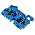 ST 6 BU 3031490; Splice terminal: rail; 0.2÷6mm2; ways: 1; terminals: 2; blue; TS35; PHOENIX CONTACT