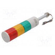 ST80LF-BZ-3-24-RAG; Signaller: signalling column; LED; red/amber/green; Usup: 24VDC; QLIGHT