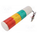 ST80MLF-3-24-RAG; Signaller: signalling column; LED; red/amber/green; Usup: 24VDC; QLIGHT ST80MLF-3-24-RAG; Signaller: signalling column; LED; red/amber/green; Usup: 24VDC; QLIGHT